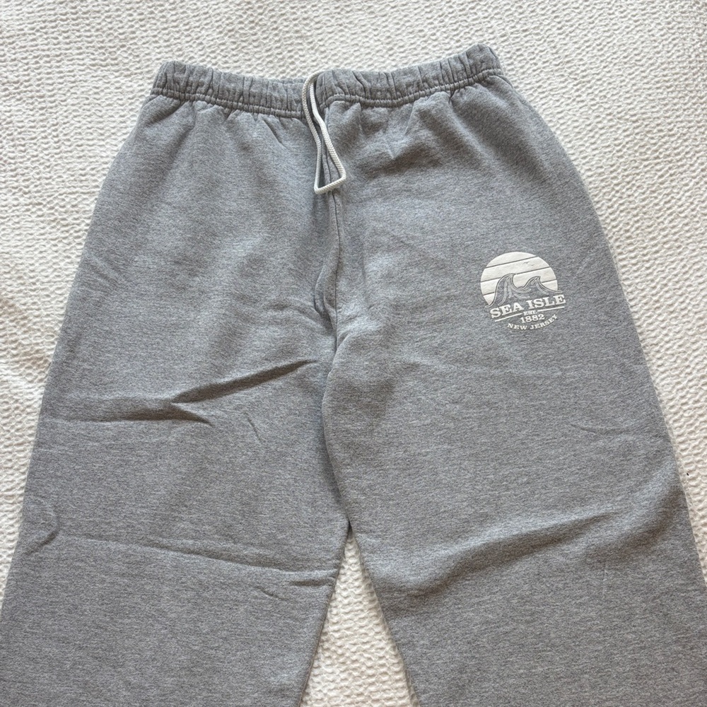 Gray Sweatpants with Logo